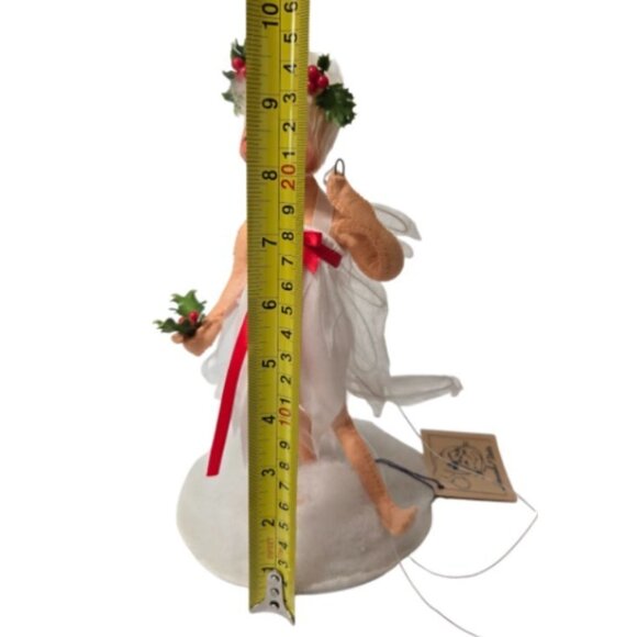 Annalee Dolls Vintage Christmas Mobilitee #7564 White Fairy Girl on Stand - NWT - Picture 6 of 7
